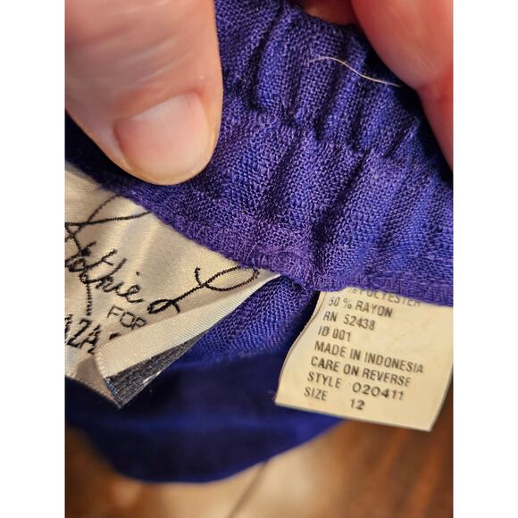 Kathy Lee for Plaza South Vintage Blue Womens Suit Size 12 - Picture 13 of 16